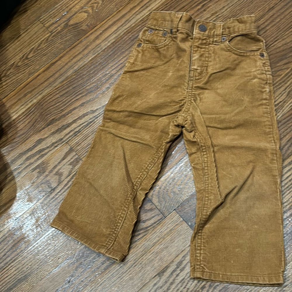 Ralph Lauren Caramel brown corduroy pants size 24 months